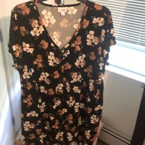 NWOT lularoe floral dress size XL